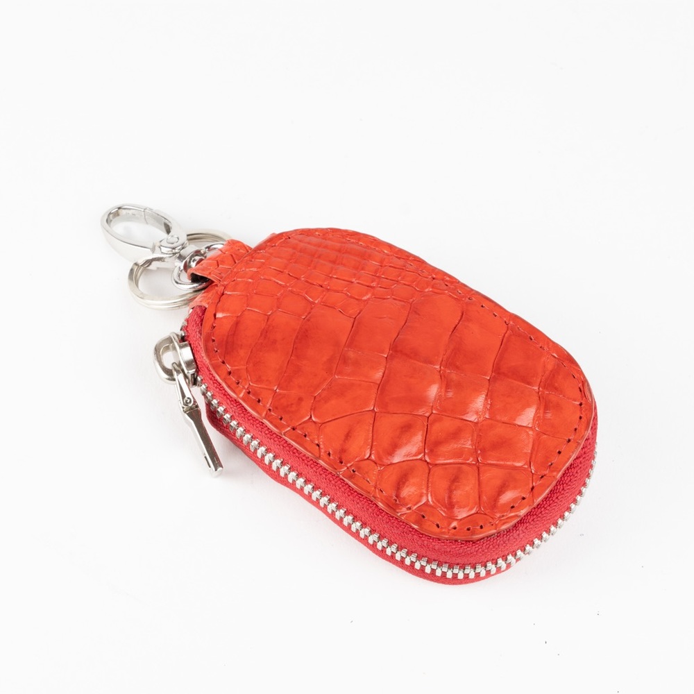 301. NWT WOMENS SHERRILL & BROTHERS BRYAN GENUINE CROCODILE KEYCHAIN